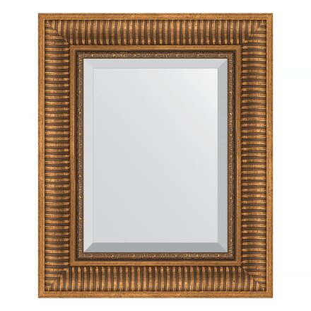 Зеркало с фацетом в багетной раме Evoform бронзовый акведук 93 мм 47х57 см в Казани 