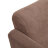 Кресло ТС 61х39х98 см флок хром коричневый в Казани 