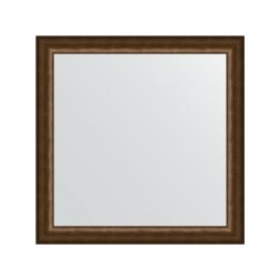 Зеркало в багетной раме Evoform состаренная бронза 66 мм 76х76 см