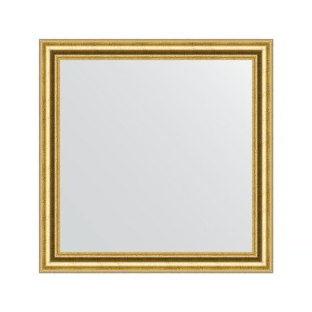 Зеркало в багетной раме Evoform состаренное золото 67 мм 76х76 см в Казани 