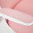 Кресло ТС 57х47х106 см ткань розовый в Казани 
