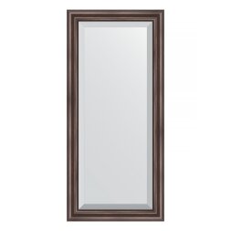 Зеркало с фацетом в багетной раме Evoform палисандр 62 мм 51х111 см