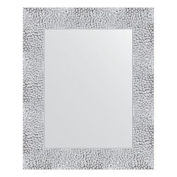 Зеркало в багетной раме Evoform чеканка белая 70 мм 43x53 см