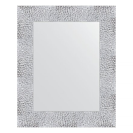 Зеркало в багетной раме Evoform чеканка белая 70 мм 43x53 см в Казани 