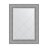 Зеркало с гравировкой в багетной раме Evoform серебряная кольчуга 88 мм 67x89 см в Казани 
