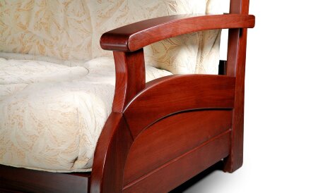 Кресло-кровать Лотос с деревянными подлокотниками в Казани 