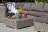 Столик из искусственного ротанга гиацинт Лунго серый в Казани 