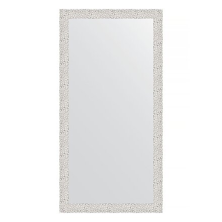 Зеркало в багетной раме Evoform чеканка белая 46 мм 51х101 см в Казани 