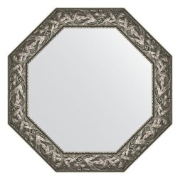 Зеркало в багетной раме Evoform византия серебро 99 мм 78,8х78,8 см