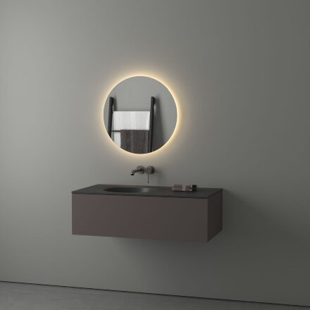 Зеркало Evoform с LED-подсветкой 15 W Ø60 см Без выключателя Теплый белый свет в Казани 