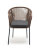 Плетеный стул из роупа Лион серо-коричневый в Казани 