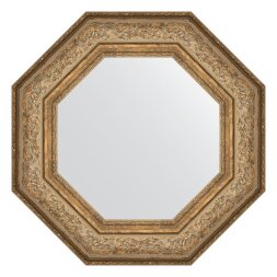 Зеркало в багетной раме Evoform виньетка античная бронза 109 мм 60,6х60,6 см