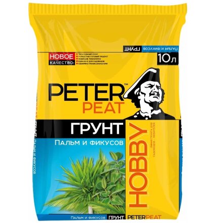 Грунт Peter Peat Для пальм и фикусов 10 л в Казани 