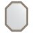 Зеркало в багетной раме Evoform виньетка состаренное серебро 56 мм 70x90 см в Казани 