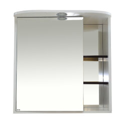 Зеркало-шкаф со светом Венера -80 левое комбинированное Мисти П-ВНР04080-25СВЛ
