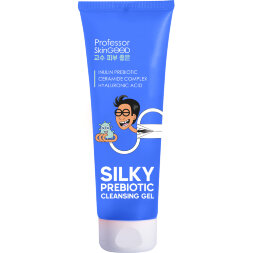 Гель для умывания лица Professor SkinGood &quot;SILKY PREBIOTIC CLEANSING GEL&quot; увлажняющий с пребиотиками, деликатное очищение кожи без стянутости, уход за лицом, 120мл