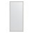 Зеркало в багетной раме Evoform витое серебро 28 мм 68х148 см в Казани 