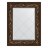 Зеркало с гравировкой в багетной раме Evoform византия бронза 99 мм 59x76 см в Казани 
