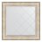 Зеркало с гравировкой в багетной раме Evoform виньетка серебро 109 мм 90x90 см в Казани 