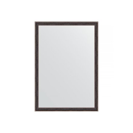 Зеркало в багетной раме Evoform витой махагон 28 мм 48х68 см в Казани 