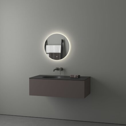 Зеркало Evoform с LED-подсветкой 12 W Ø50 см Сенсорный выключатель Нейтральный белый свет в Казани 