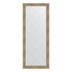 Зеркало напольное с гравировкой в багетной раме Evoform серебряный акведук 93 мм 82x202 см