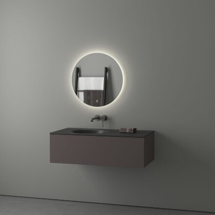 Зеркало Evoform с LED-подсветкой 15 W Ø60 см Сенсорный выключатель Нейтральный белый свет в Казани 