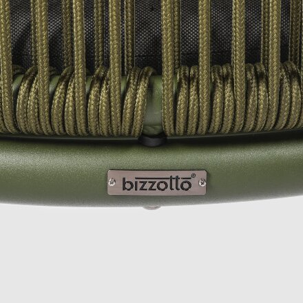 Кресло Bizzotto Aloha зелёное с подушками 66х84х98 см в Казани 
