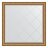 Зеркало с гравировкой в багетной раме Evoform медный эльдорадо 73 мм 104x104 см в Казани 