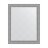 Зеркало с гравировкой в багетной раме Evoform серебряная кольчуга 88 мм 97x122 см в Казани 