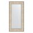 Зеркало с фацетом в багетной раме Evoform виньетка серебро 109 мм 60х120 см в Казани 