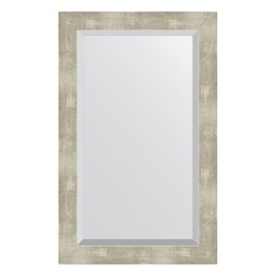 Зеркало с фацетом в багетной раме Evoform алюминий 61 мм 51х81 см
