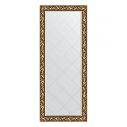 Зеркало напольное с гравировкой в багетной раме Evoform византия золото 99 мм 84x203 см