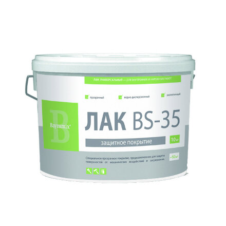 Лак защитный Bayramix BS35 фасадный 10 кг в Казани 