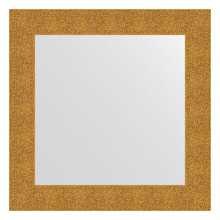 Зеркало в багетной раме Evoform чеканка золотая 90 мм 70х70 см в Казани 