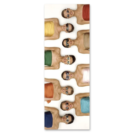 A Row Of Models In Sunglasses Постер 56 x 152 см в Казани 