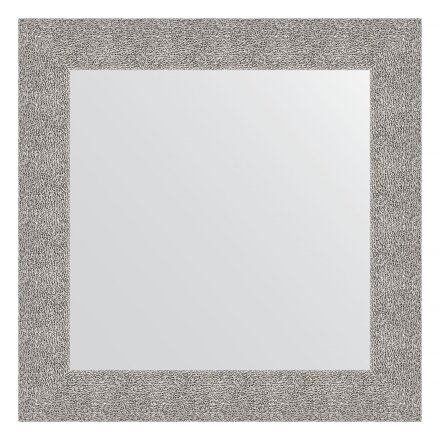 Зеркало в багетной раме Evoform чеканка серебряная 90 мм 70х70 см в Казани 