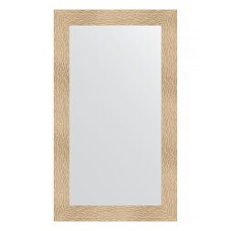 Зеркало в багетной раме Evoform золотые дюны 90 мм 70х120 см