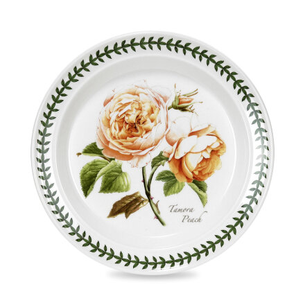 Тарелка обеденная Portmeirion Ботанический сад розы тамора, персиковая роза 25 см в Казани 