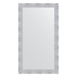 Зеркало в багетной раме Evoform чеканка белая 70 мм 66x116 см
