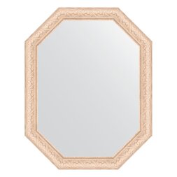 Зеркало в багетной раме Evoform беленый дуб 57 мм 55x70 см