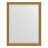 Зеркало с гравировкой в багетной раме Evoform состаренное золото с плетением 70 мм 93x118 см в Казани 