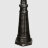 Светильник садовый Amber Lamp 9732-POLE 10 напольный IP44 E27 100Вт, черное серебро в Казани 