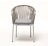 Плетеный стул Лион из роупа светло-серый в Казани 