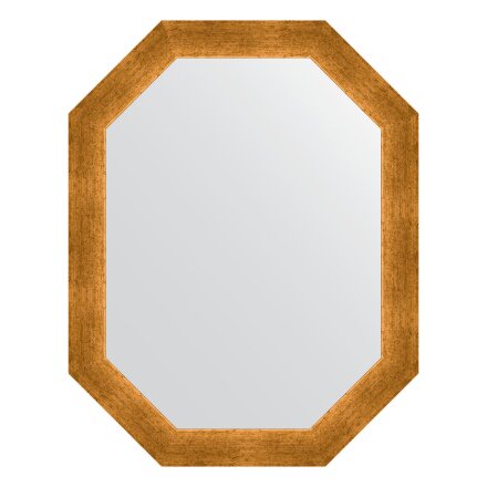 Зеркало в багетной раме Evoform травленое золото 59 мм 55x70 см в Казани 
