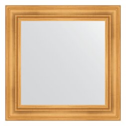 Зеркало в багетной раме Evoform травленое золото 99 мм 72х72 см