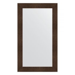 Зеркало в багетной раме Evoform бронзовая лава 90 мм 70х120 см