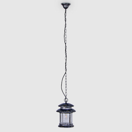 Садовый подвесной светильник WENTAI серебряный с чёрным (DH-4382L/816/) в Казани 
