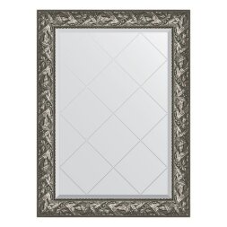 Зеркало с гравировкой в багетной раме Evoform византия серебро 99 мм 79x106 см