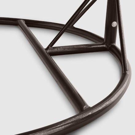 Кресло подвесное Ns Rattan темно-коричневое с бежевым в Казани 